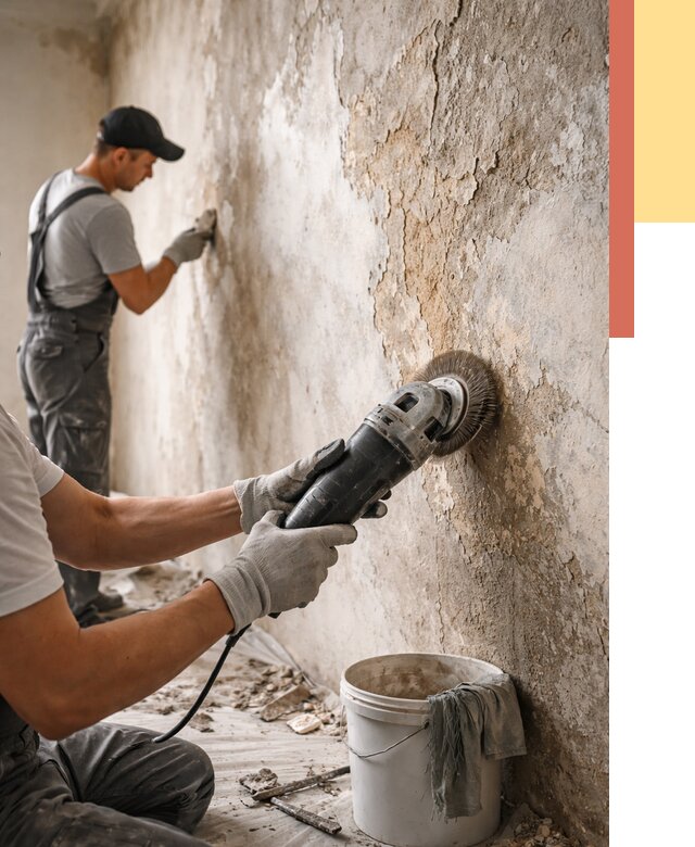 Снятие и удаление краски со стен в Златоусте от 2165 руб. — ОТДЕЛОЧНИК-Злт