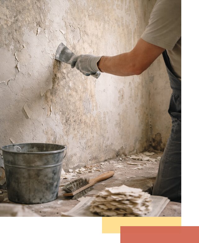 Удаление старой краски со стен в Златоусте качественно и быстро