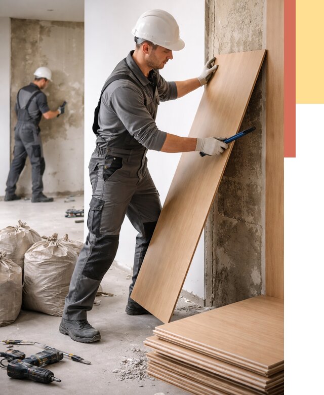 Демонтаж стеновых панелей в Златоусте от 3609 руб. за м² быстро и недорого | ОТДЕЛОЧНИК-Злт