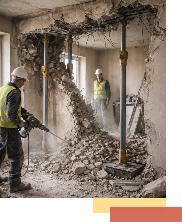 Снос несущих стен в Златоусте с гарантией безопасности и качества