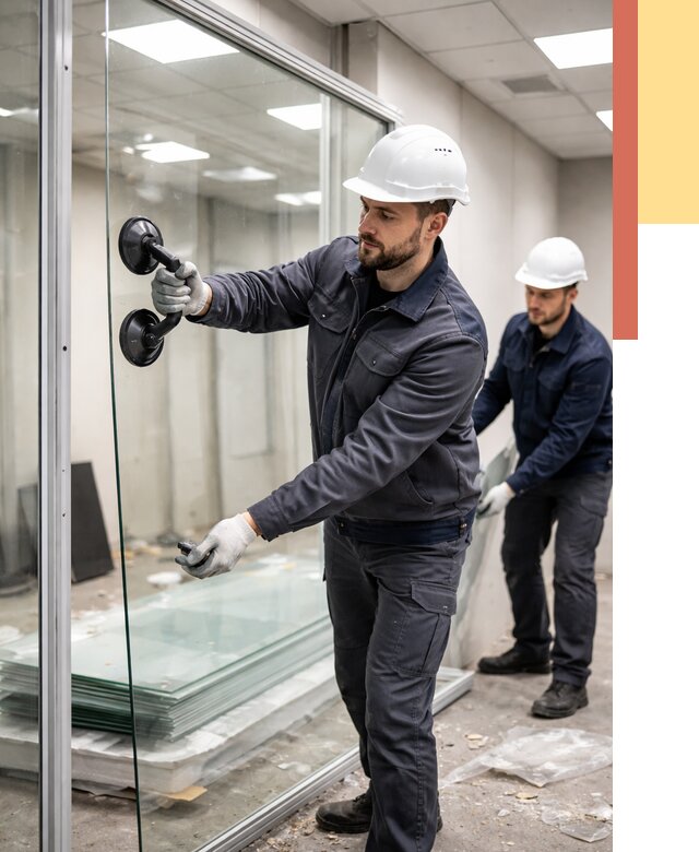 Демонтаж стеклянных перегородок в Златоусте от 3299 руб. — быстро и недорого | ОТДЕЛОЧНИК-Злт