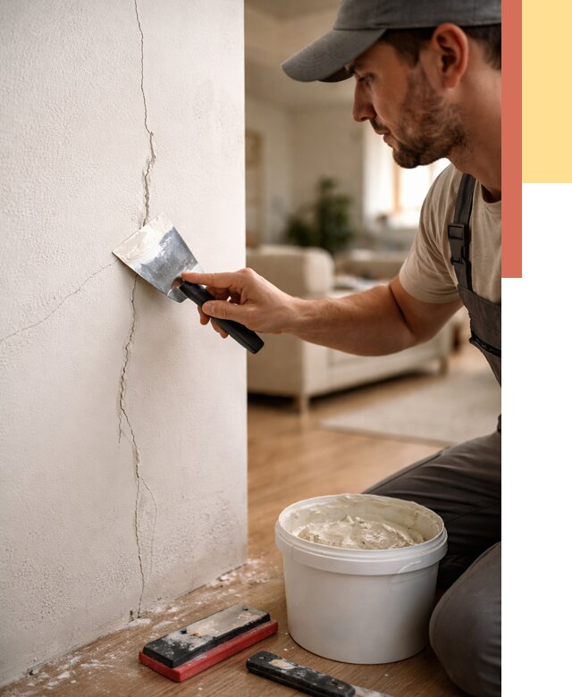 Заделка трещин и сколов в Златоусте от 2526 руб. — быстро и недорого | ОТДЕЛОЧНИК-Злт