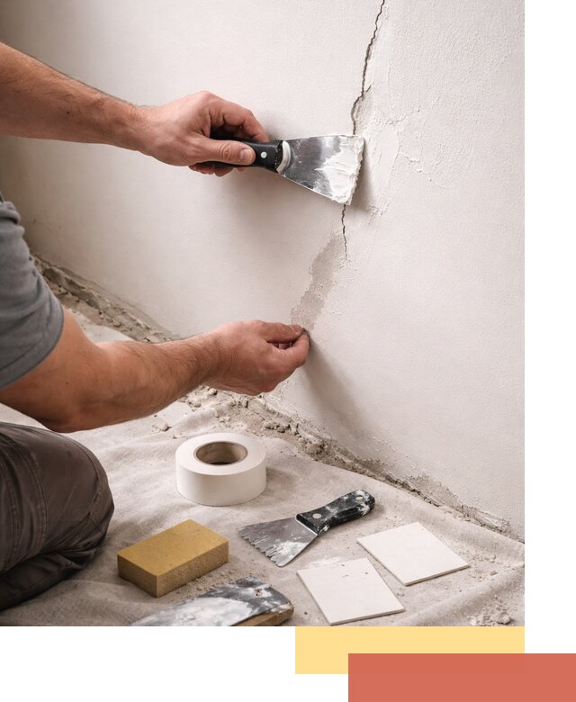 Заделка трещин и сколов в стенах и потолках в Златоусте