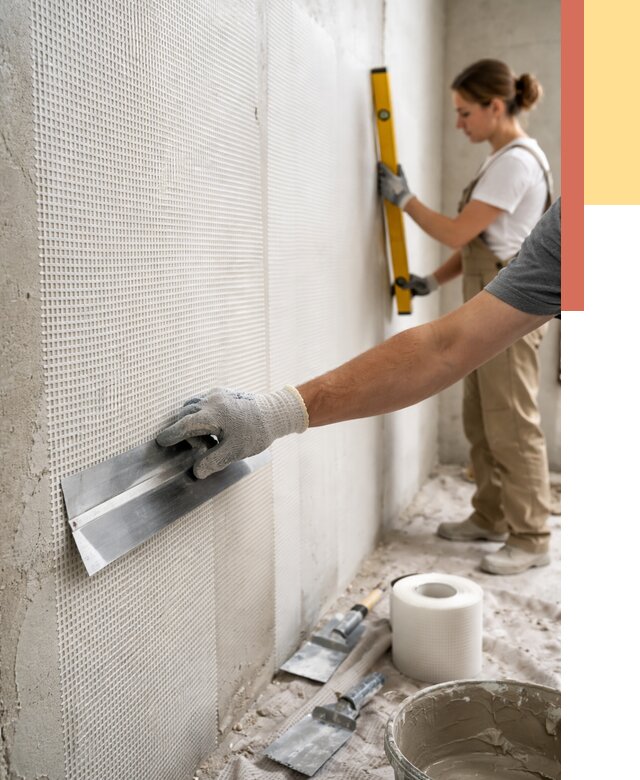 Армирование стен стеклосеткой в Златоусте от 3299 руб. под ключ | ОТДЕЛОЧНИК-Злт