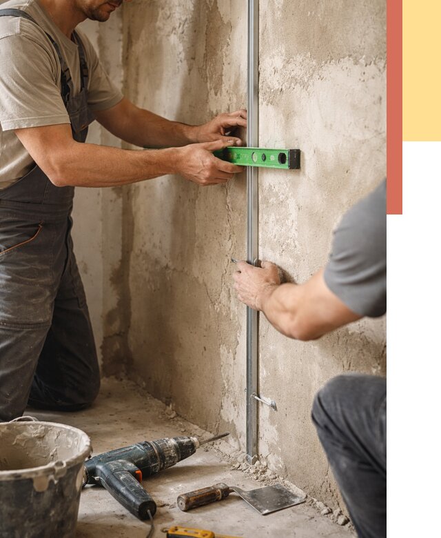 Установка штукатурных маяков в Златоусте от 7217 руб. — быстро и недорого | ОТДЕЛОЧНИК-Злт