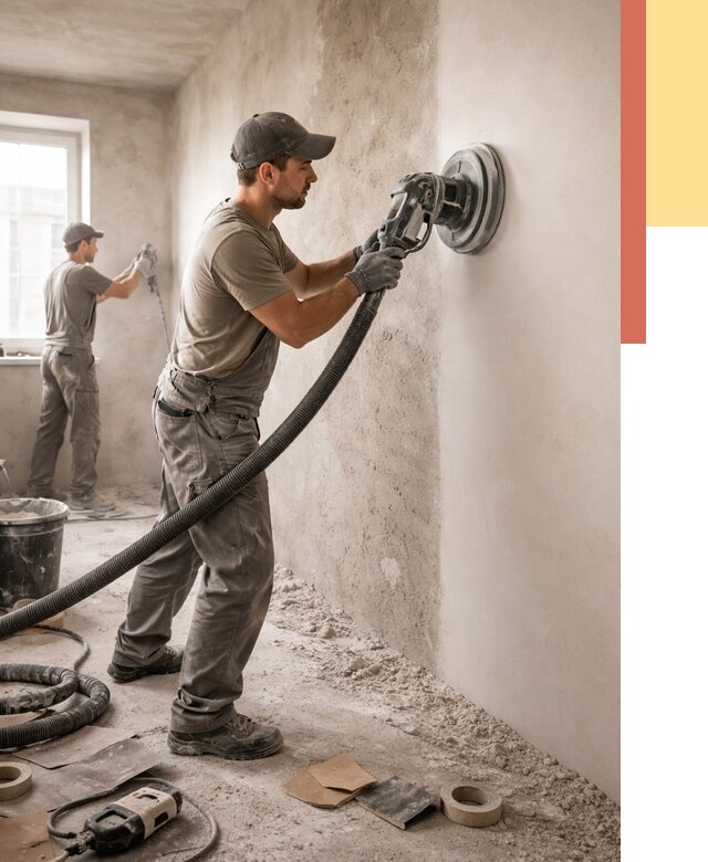 Шлифовка стен в Златоусте от 1237 руб/м2 — быстро и недорого | ОТДЕЛОЧНИК-Злт