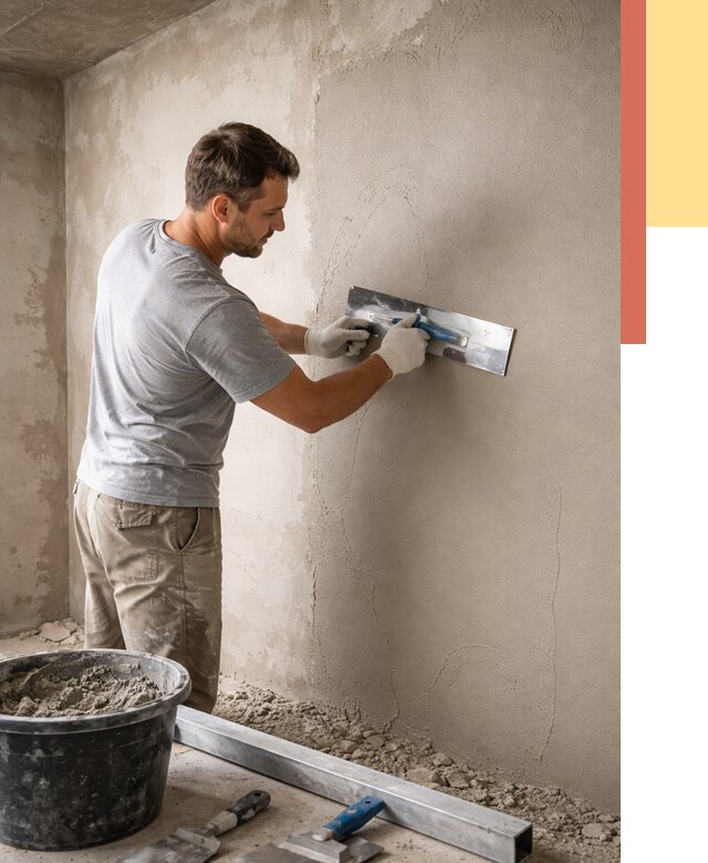 Штукатурка стен без маяков в Златоусте от 7423 руб/м2 — услуги и цена | ОТДЕЛОЧНИК-Злт