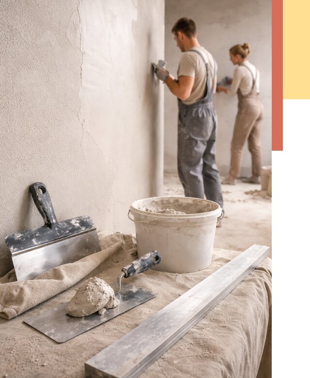 Штукатурка стен гипсовая в Златоусте от 4640 руб/м2 — быстро и недорого | ОТДЕЛОЧНИК-Злт