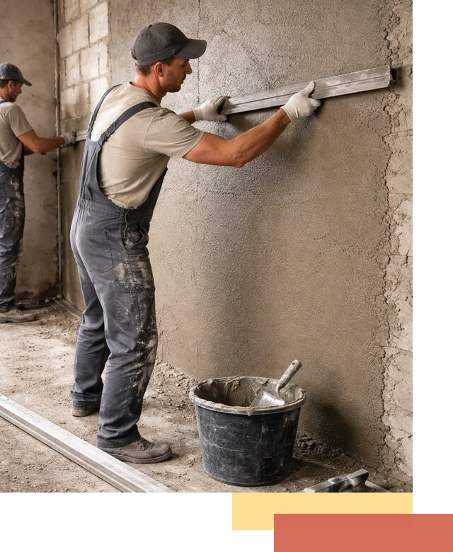 Штукатурка стен цементно-песчаная в Златоусте профессионально