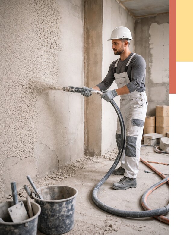 Машинная штукатурка стен в Златоусте под ключ от 6702 руб./м2 | ОТДЕЛОЧНИК-Злт