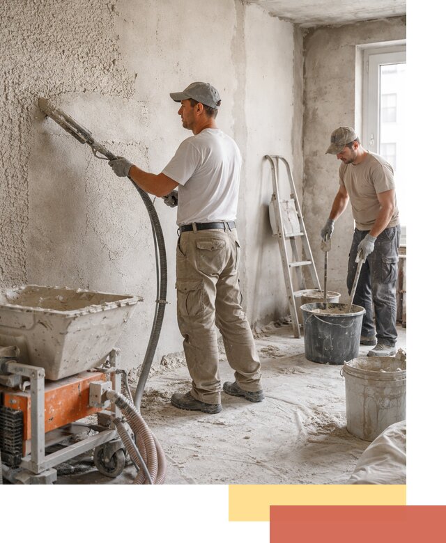 Машинная штукатурка стен в Златоусте — быстро и качественно