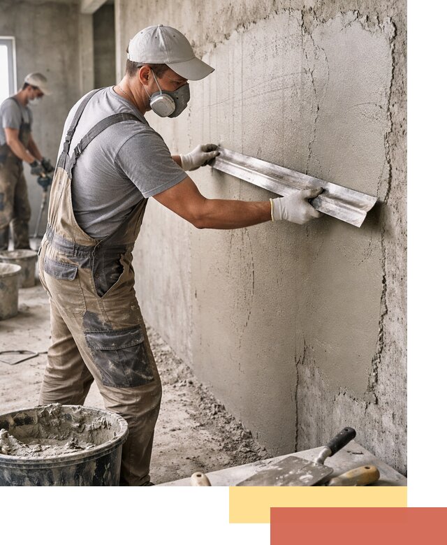 Штукатурка бетонных стен в Златоусте качественно и долговечно