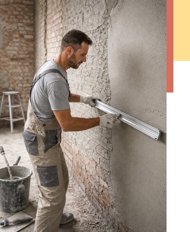 Штукатурка кирпичных стен в Златоусте от 4640 руб/м2 — быстро и недорого | ОТДЕЛОЧНИК-Злт