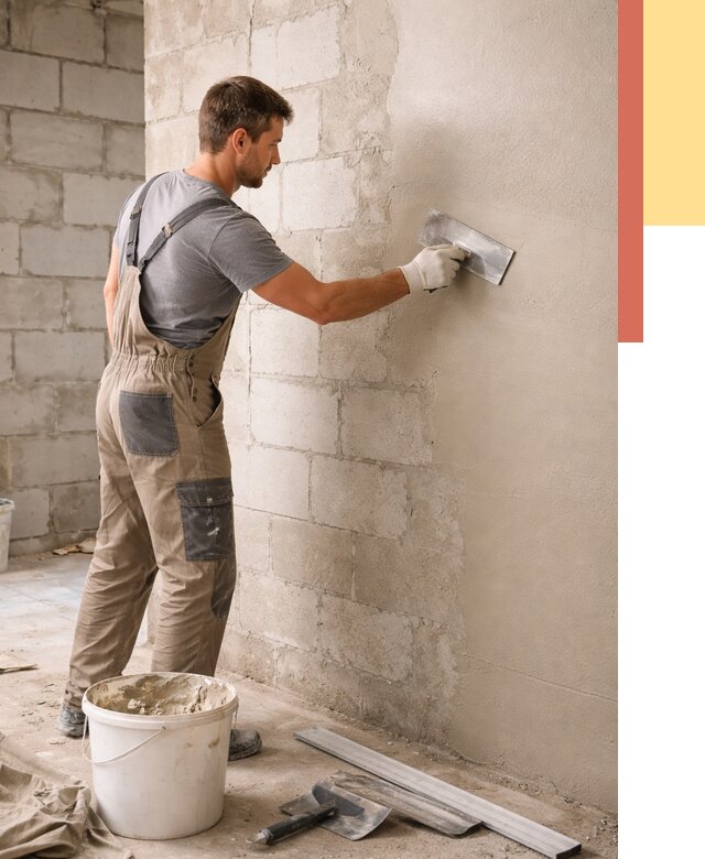 Штукатурка стен из газобетона в Златоусте от 2165 руб./м2 — быстро и недорого | ОТДЕЛОЧНИК-Злт