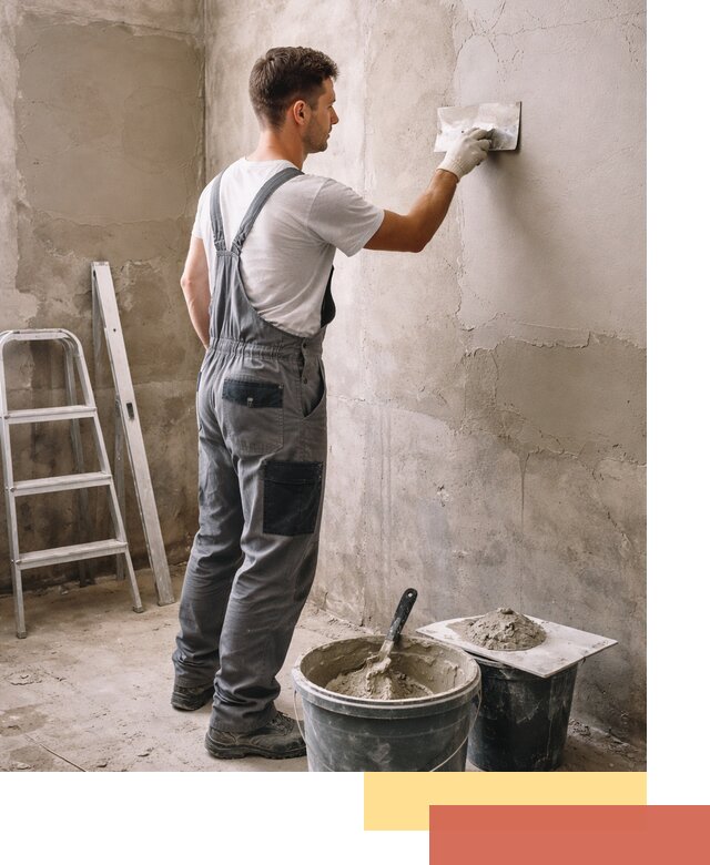 Штукатурка стен в ванной под ключ в Златоусте