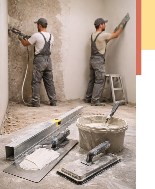 Штукатурка стен под обои в Златоусте от 4640 руб./м2 — выравнивание под обои | ОТДЕЛОЧНИК-Злт