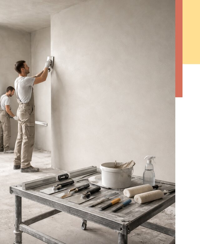 Штукатурка стен под покраску в Златоусте от 4640 руб./м² — качественно и недорого | ОТДЕЛОЧНИК-Злт