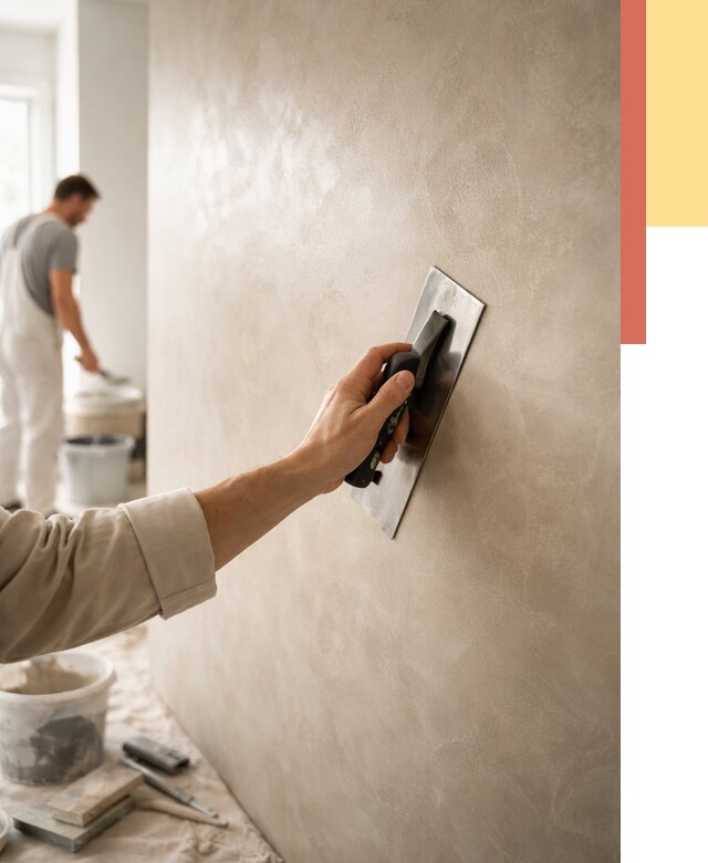 Венецианская штукатурка в Златоусте от 3609 руб/м² — нанесение стен под ключ | ОТДЕЛОЧНИК-Злт