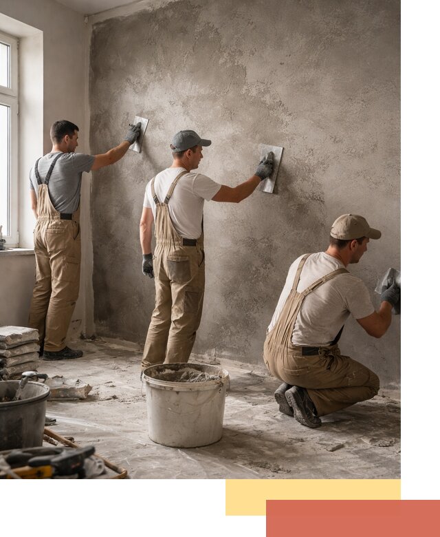 Декоративная штукатурка под бетон в Златоусте для стен и потолков