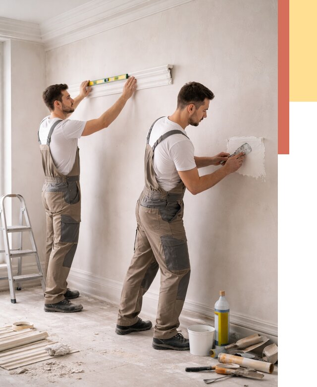 Монтаж лепнины на стены в Златоусте от 4640 руб. — недорого, быстро | ОТДЕЛОЧНИК-Злт