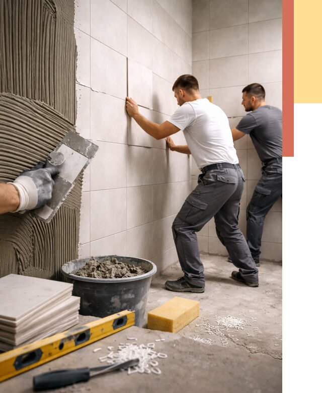 Укладка плитки на стены в Златоусте от 876 руб. — качественно и недорого | ОТДЕЛОЧНИК-Злт