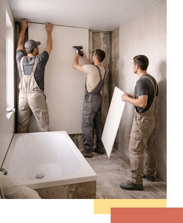 Отделка ванной панели ПВХ профессионально в Златоусте