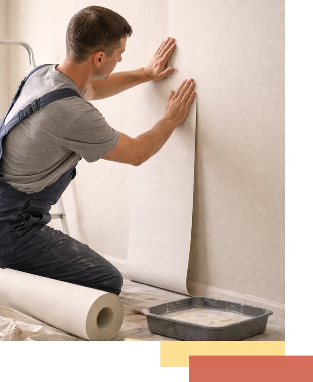 Поклейка флизелиновых обоев в Златоусте качественно и быстро