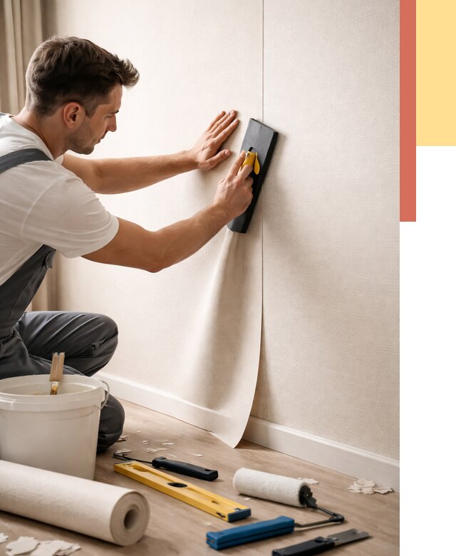 Поклейка виниловых обоев в Златоусте от 4640 руб. | Быстро и недорого — ОТДЕЛОЧНИК-Злт