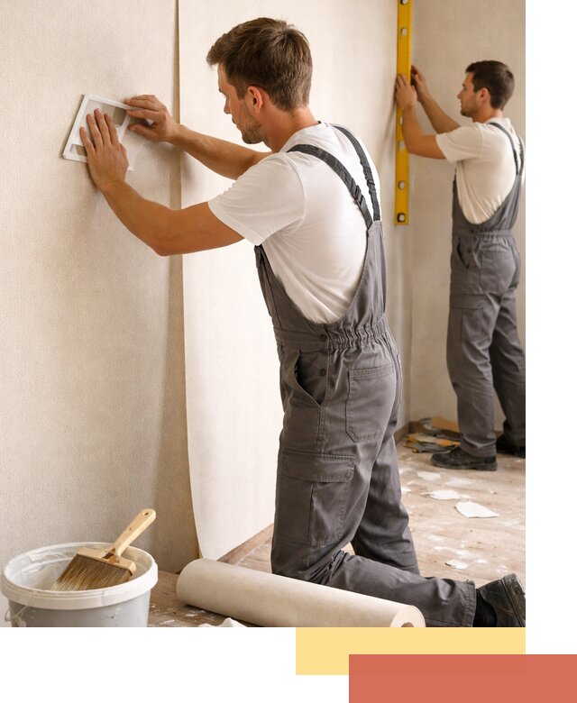 Поклейка бумажных обоев в Златоусте качественно и недорого