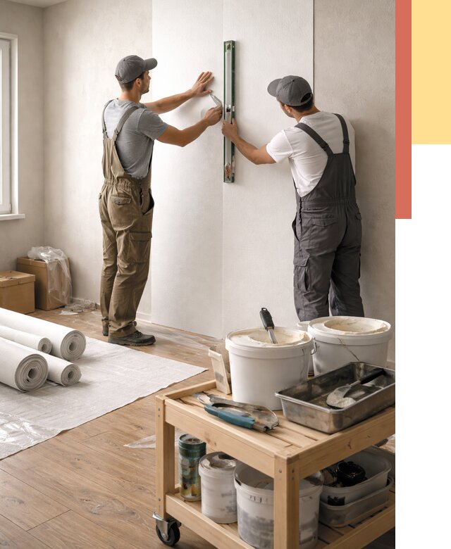 Поклейка стеклообоев в Златоусте от 6702 руб. за м2 — быстро и недорого | ОТДЕЛОЧНИК-Злт