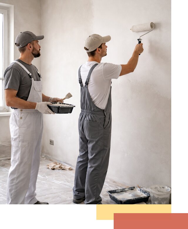 Покраска стен водоэмульсионной краской в Златоусте