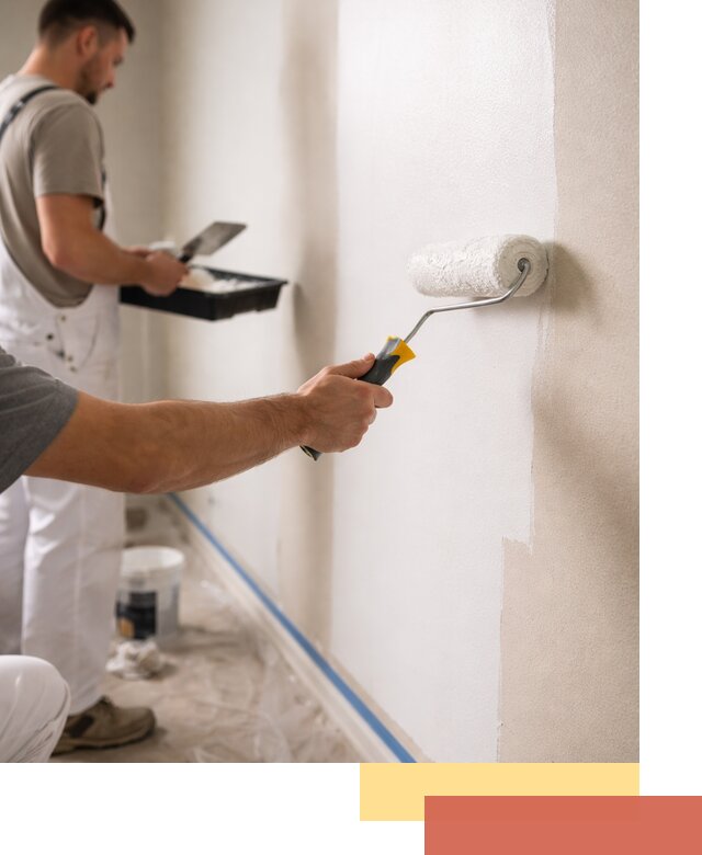 Покраска стен акриловой краской профессионально в Златоусте