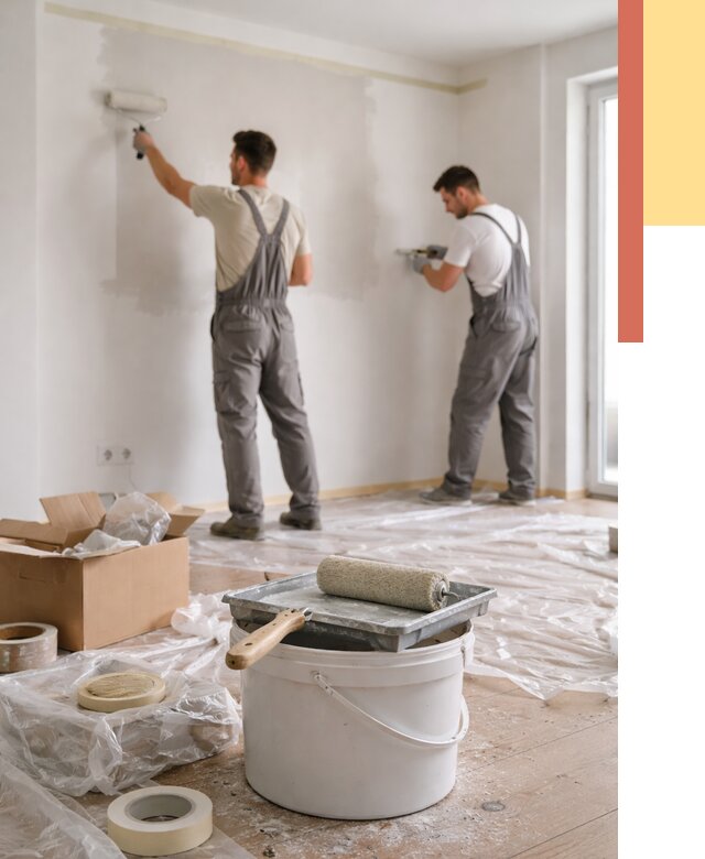 Покраска стен в квартире в Златоусте от 2578 руб/м2 — быстро и недорого | ОТДЕЛОЧНИК-Злт