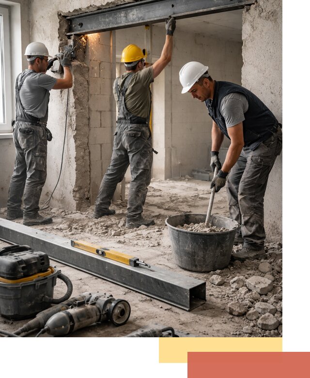 Создание проемов в стенах и несущих конструкциях в Златоусте