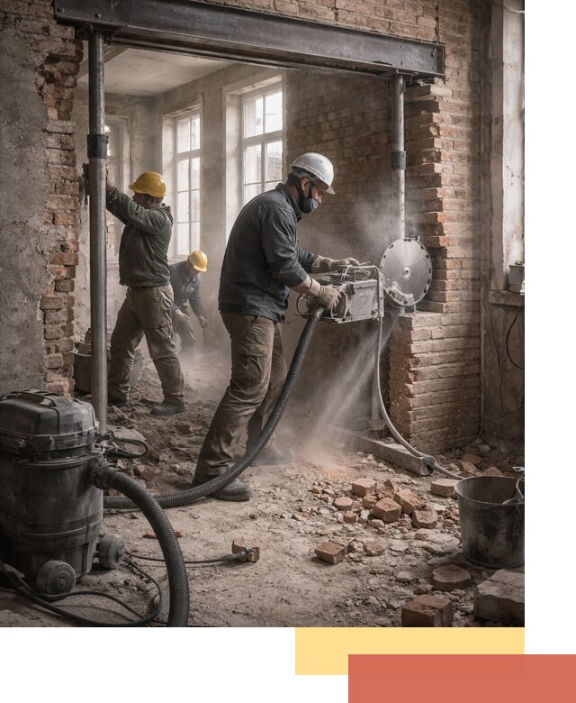 Прорезка проема в стене под дверной или оконный проем в Златоусте