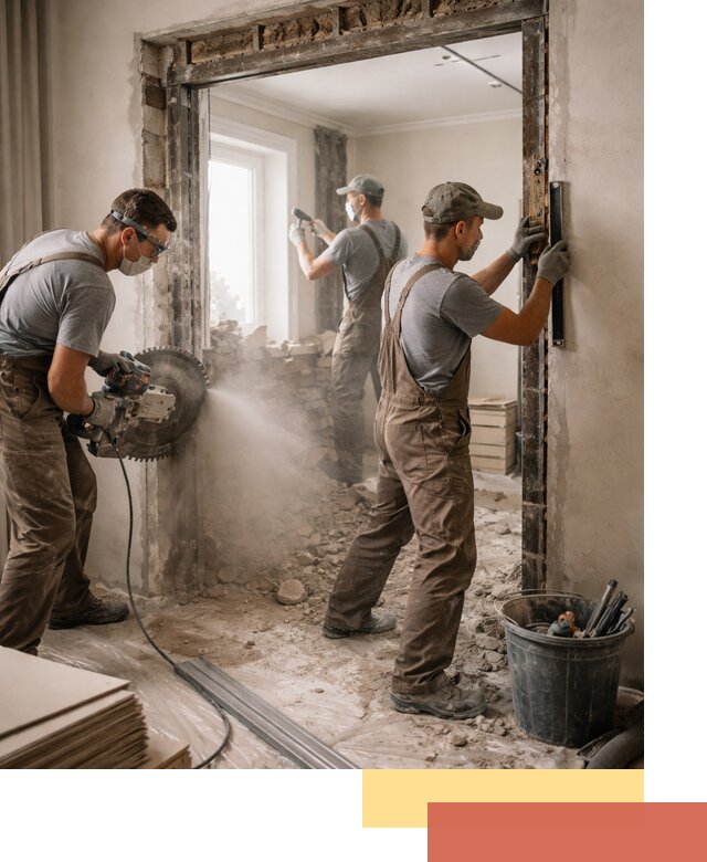 Расширение дверного проема под установку новой двери в Златоусте