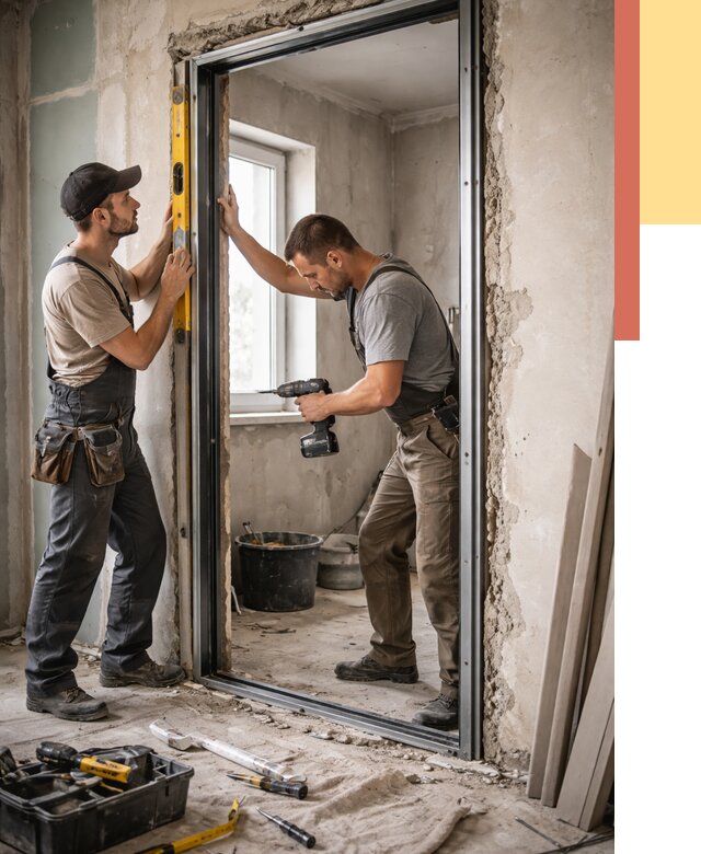 Закладка дверного проема в Златоусте от 3609 руб. — быстро и недорого | ОТДЕЛОЧНИК-Злт