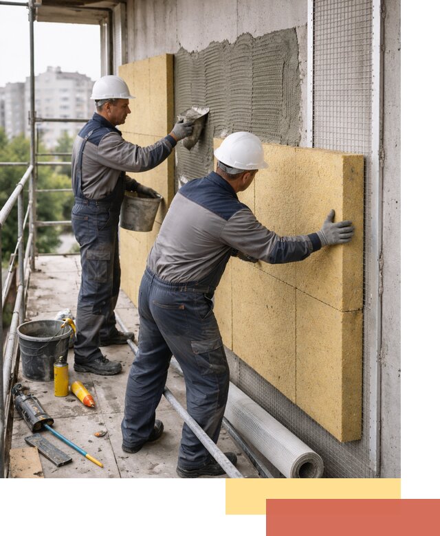 Утепление стен зданий и домов в Златоусте качественно и надежно