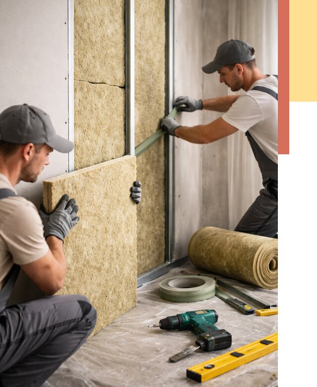 Шумоизоляция стен в Златоусте под ключ от 1907 руб. | ОТДЕЛОЧНИК-Злт