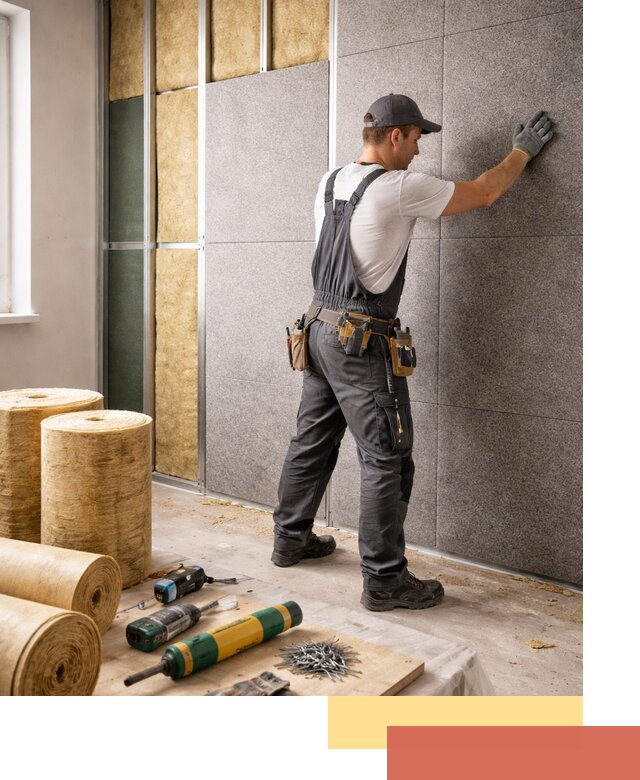 Профессиональная шумоизоляция стен в Златоусте для квартиры и офиса