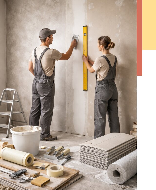 Отделка стен в Златоусте от 1547 руб/м² — недорого, быстро, под ключ | ОТДЕЛОЧНИК-Злт