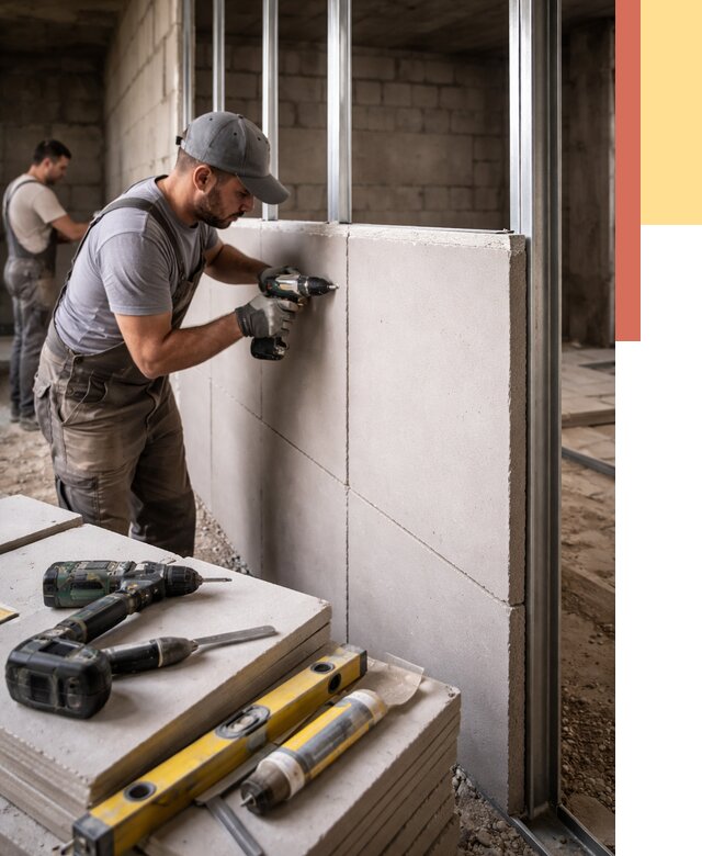 Кладка влагостойких перегородок ПГП в Златоусте от 1237 руб. под ключ | ОТДЕЛОЧНИК-Злт