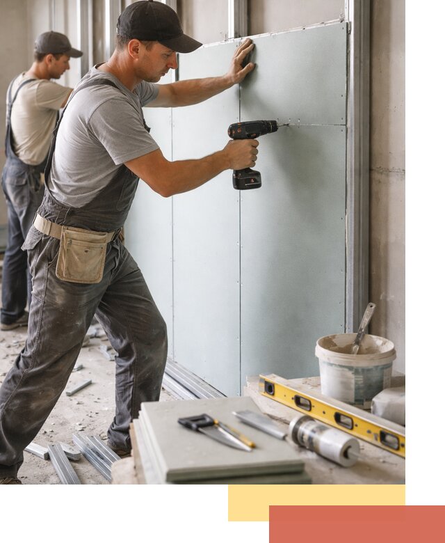 Кладка влагостойких перегородок ПГП в Златоусте