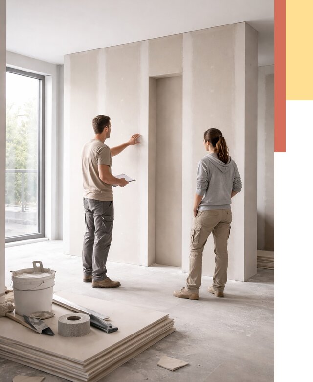 Зонирующая перегородка из гипсокартона в Златоусте от 2887 руб. под ключ | ОТДЕЛОЧНИК-Злт