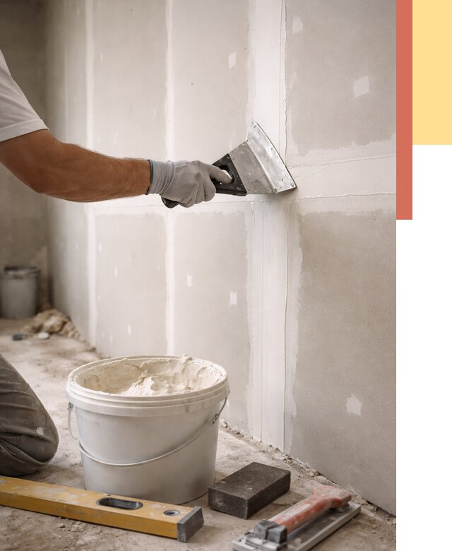 Шпаклевка перегородок из гипсокартона в Златоусте от 2578 руб. — услуги ОТДЕЛОЧНИК-Злт