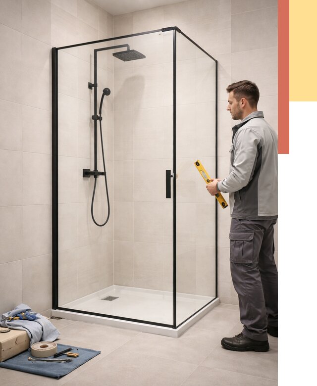 Стеклянные перегородки для душа в Златоусте от 12888 руб. | Монтаж под ключ — ОТДЕЛОЧНИК-Злт