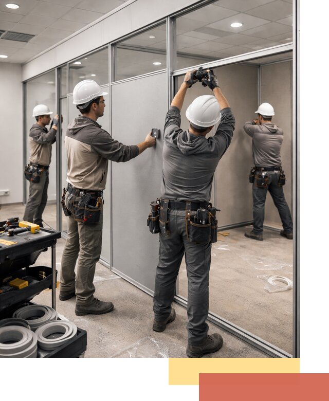 Мобильные офисные перегородки под ключ в Златоусте