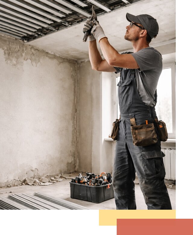 Демонтаж реечного потолка в Златоусте быстро и аккуратно