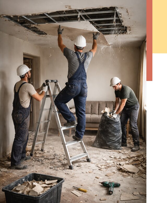 Демонтаж гипсокартонного потолка в Златоусте от 433 руб. за м2 — ОТДЕЛОЧНИК-Злт