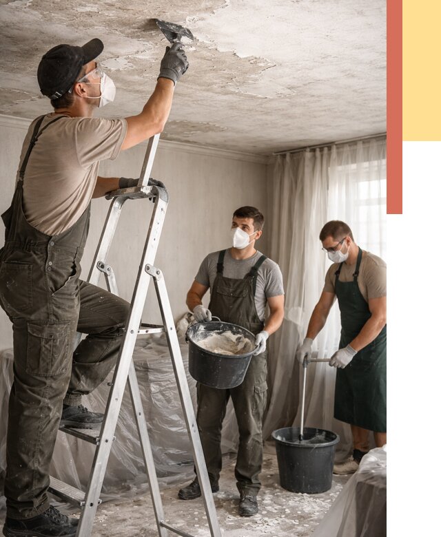 Удаление побелки с потолка в Златоусте от 2578 руб. быстро и недорого | ОТДЕЛОЧНИК-Злт